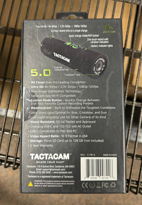 Tactacam 5.0 Ultra HD Sporting Camera