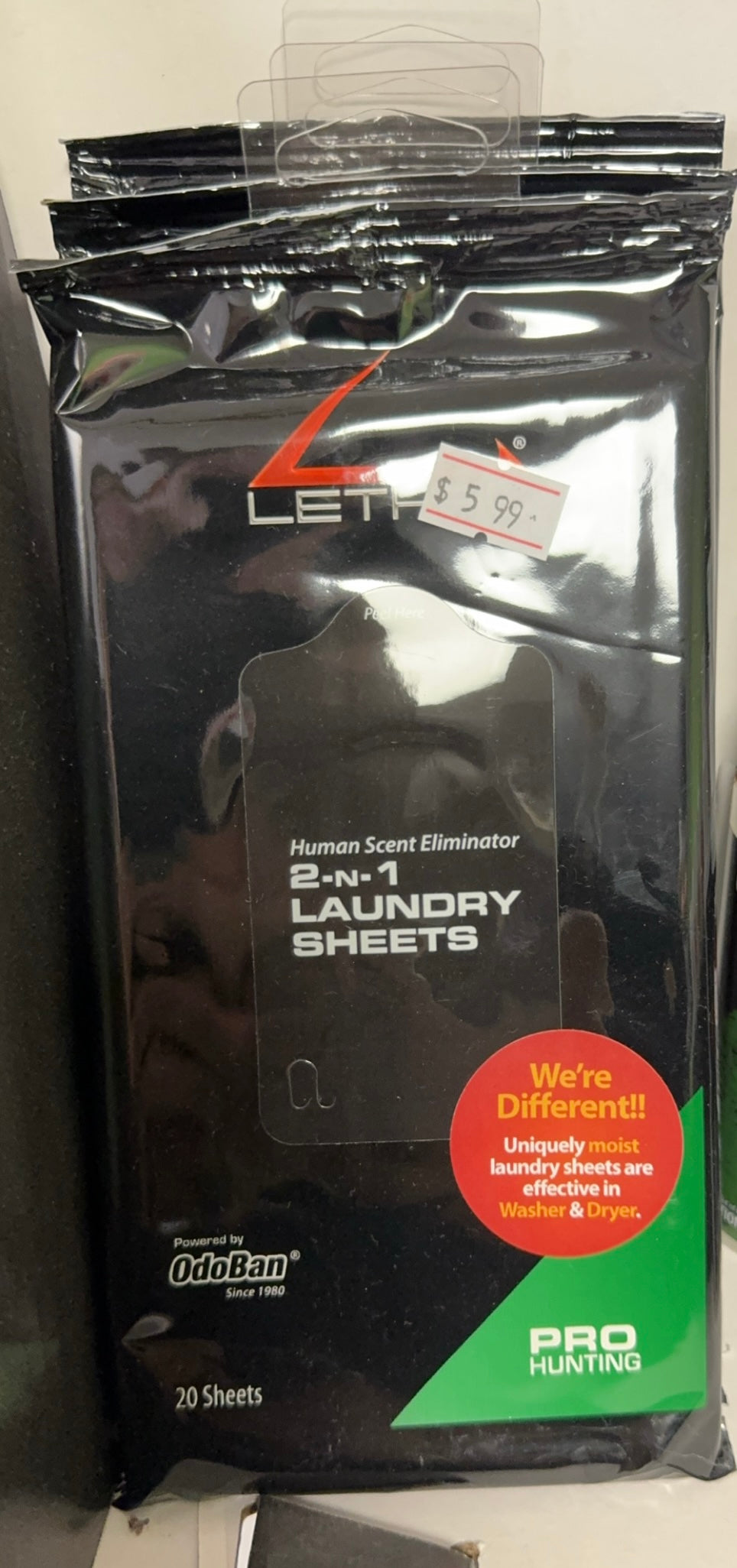 Lethal Laundry Sheets (20 sheets)