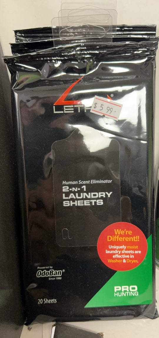 Lethal Laundry Sheets (20 sheets)