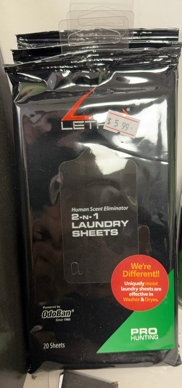 Lethal Laundry Sheets (20 sheets)