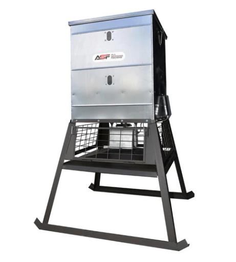 600lb Stand & Fill Broadcast Feeder