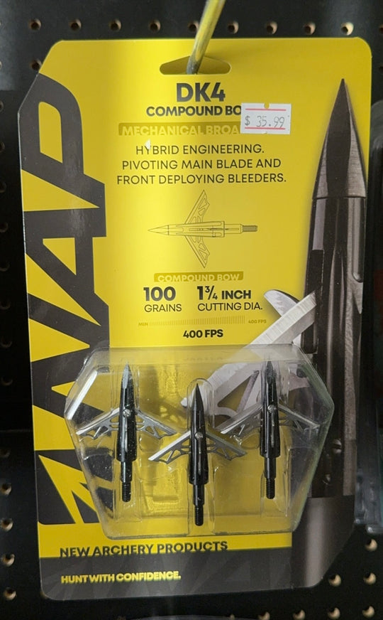 NAP DK4 Compound Bow Broadheads